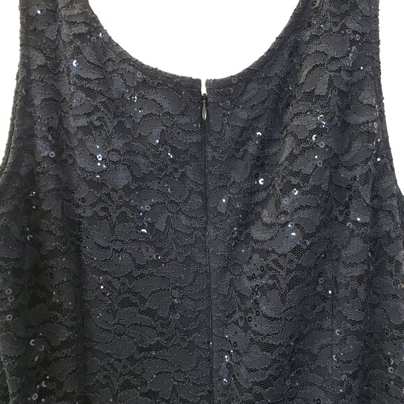 Alex Evenings Lace Overlay Sequin Embellished Midi Dress Size 18W - Picture 5 of 7